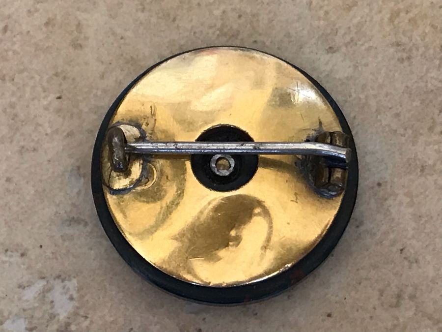 JUST ADDED - Vintage Hand Painted Pin Brooch [Photo 7]