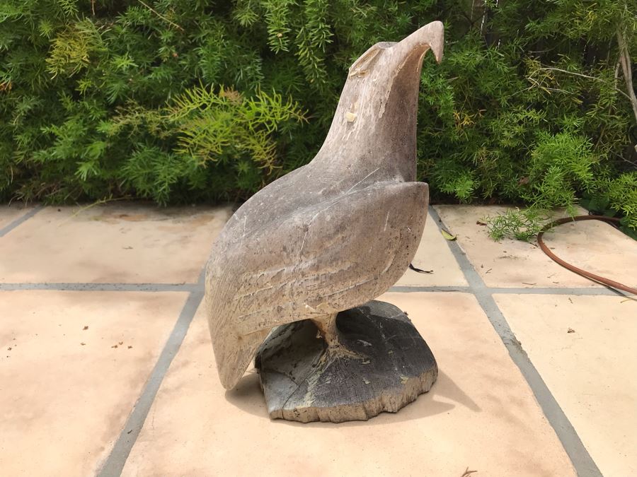 Carved Wooden Eagle 13H [Photo 1]