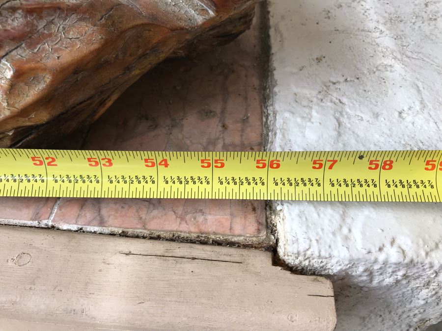 Huge Hand Carved Wooden Tree Root Burl Wood Asian Carp Koi Fish Sculpture 4'8'L X 17'W X 29'H [Photo 18]