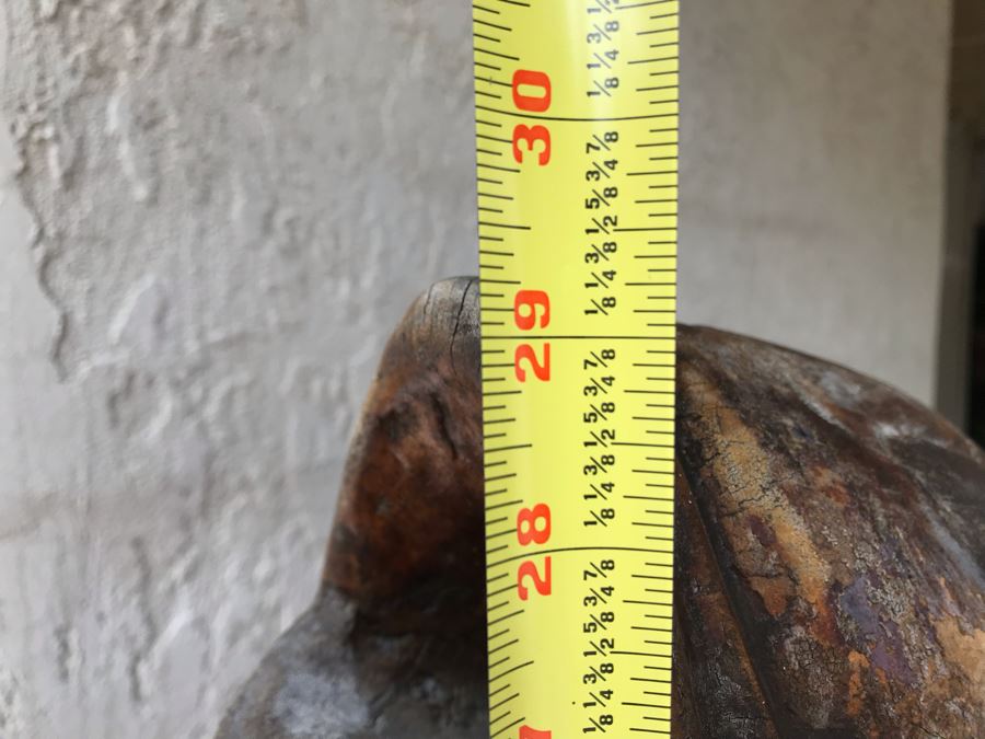 Huge Hand Carved Wooden Tree Root Burl Wood Asian Carp Koi Fish Sculpture 4'8'L X 17'W X 29'H [Photo 20]