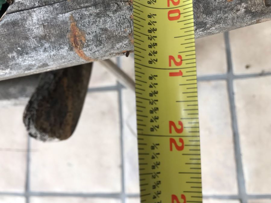 Primitive Dough Bowl Trough With Handles On Stand Plant Planter 55W X 21D X 29H [Photo 8]