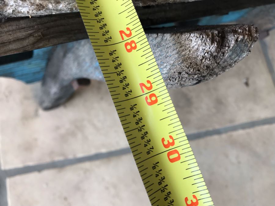 Vintage Painted Shabby Chic Wheelbarrow Planter 54W X 29D X 21H [Photo 8]