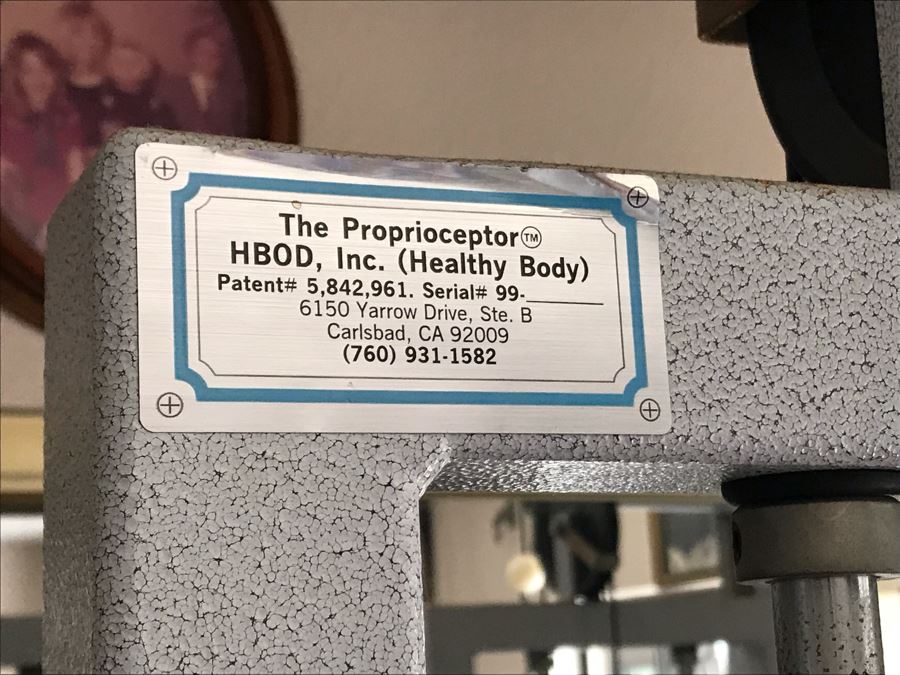 Pair Of Multi-Function Exercise Weight Machines - The Proprioceptor HBOD Healthy Body Exercise Equipment - See Photos [Photo 11]