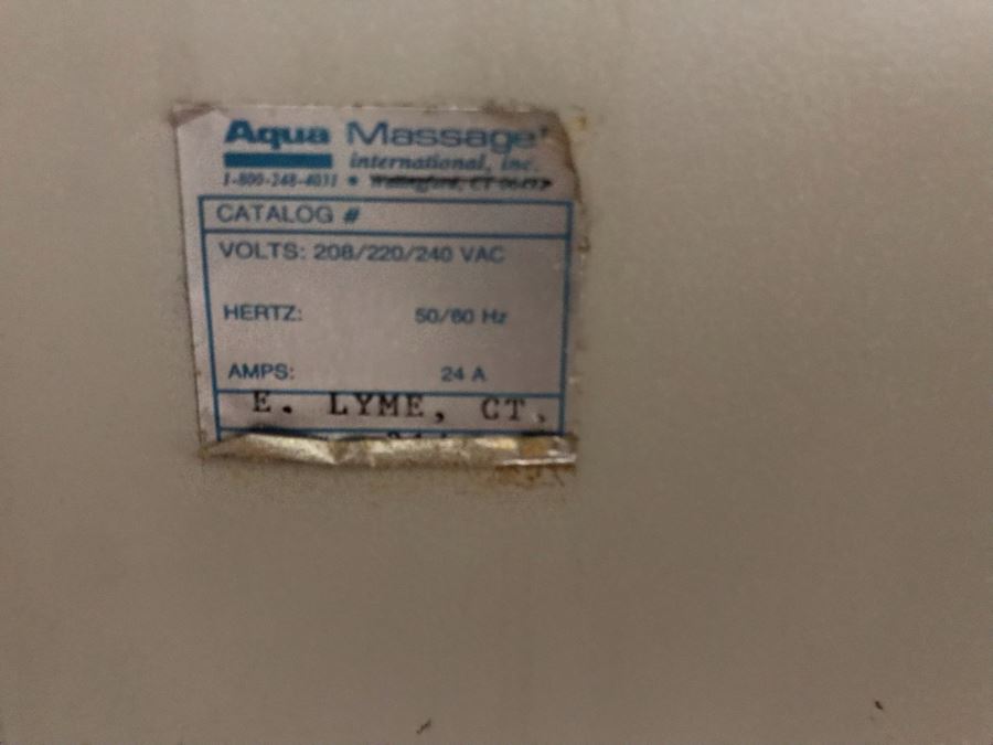 Aqua Massage Dry Water Massage Commerical Machine Retailed For $24,000 - Needs Servicing [Photo 8]