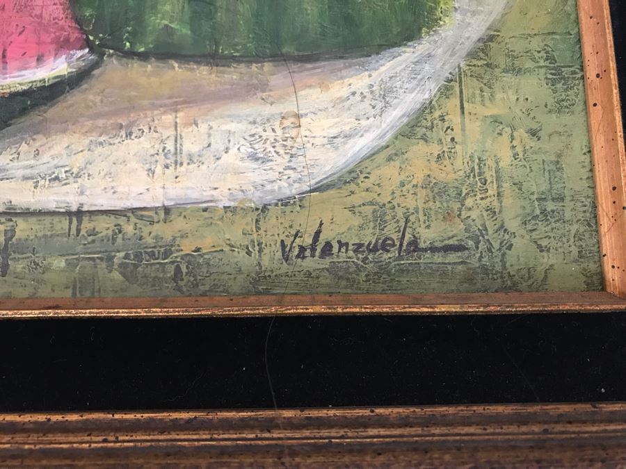 Original Still Life Watermelon Painting By Valenzuela 12 X 8 [Photo 6]