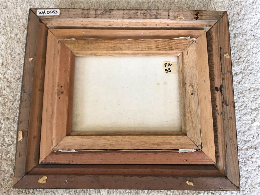 Original Maritime Nautical Sailing Ship Oil Painting By K. Maskell 10 X 8 [Photo 11]