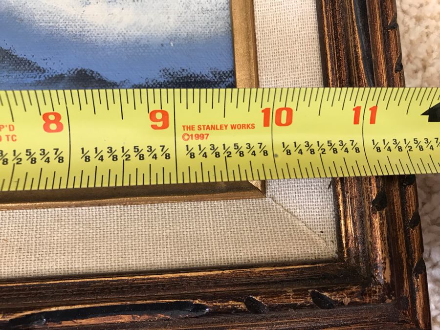 Original Seascape Oil Painting By Hamilton 10 X 8 [Photo 9]