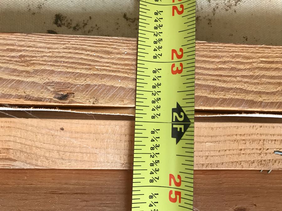 Original Painting Of Lake With Towering Mountains In Background Signature Illegible 48 X 24 [Photo 11]