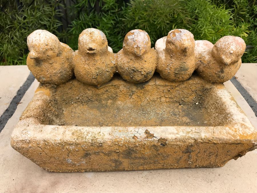 Vintage Bird Bath 11W X 7D X 5H [Photo 2]