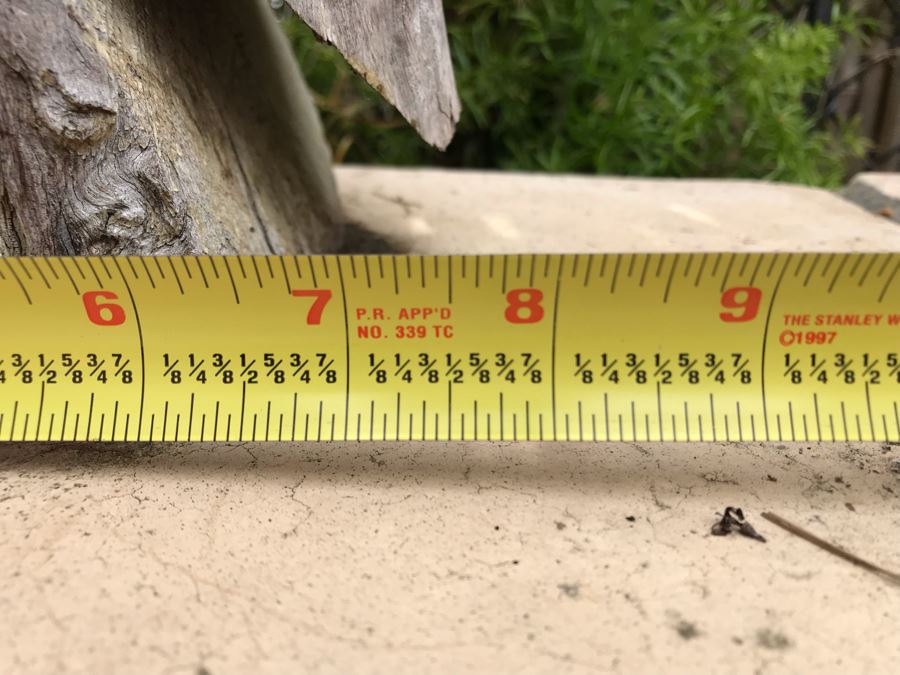 Carved Wooden Owl Sculpture 8W X 6D X 18H [Photo 8]