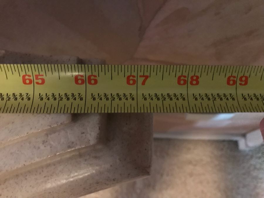 Console Hallway Entry Table Faux Marble 67W X 17D X 33H [Photo 5]