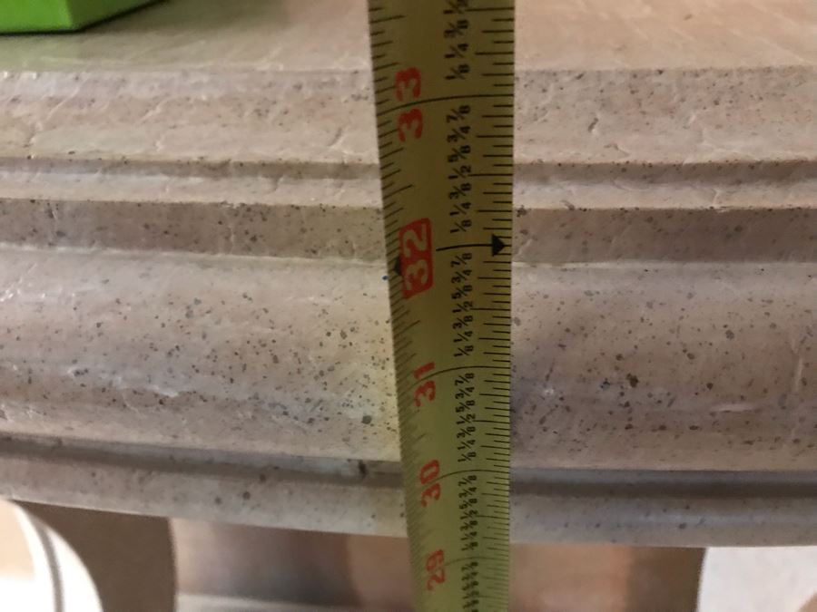 Console Hallway Entry Table Faux Marble 67W X 17D X 33H [Photo 7]