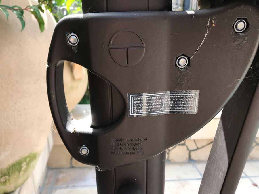 Treasure Garden Cantilever Aluminum 13 Foot Wide Crank Lift Tilt & Lock Umbrella Retails For $1,500 32W X 116H [Photo 4]