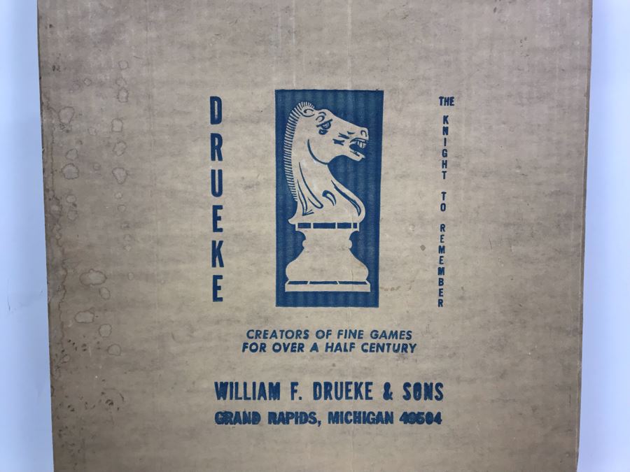 JUST ADDED - Vintage Mid-Century William F. Drueke & Sons Clapper Wooden Clapper Game With Original Box 17 X 13 [Photo 4]