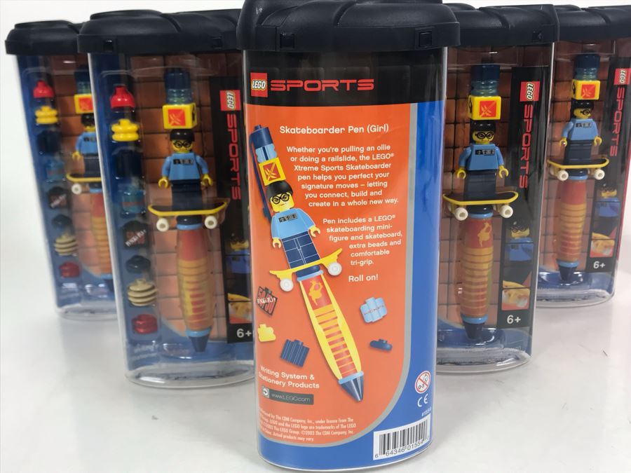 JUST ADDED - Six New LEGO Skaterboarder Girl Pens [Photo 6]
