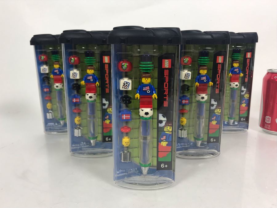 JUST ADDED - Six New LEGO Soccer Girl Pens [Photo 2]