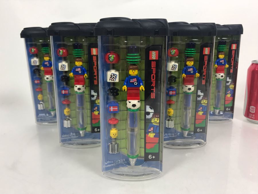 JUST ADDED - Six New LEGO Soccer Girl Pens [Photo 1]