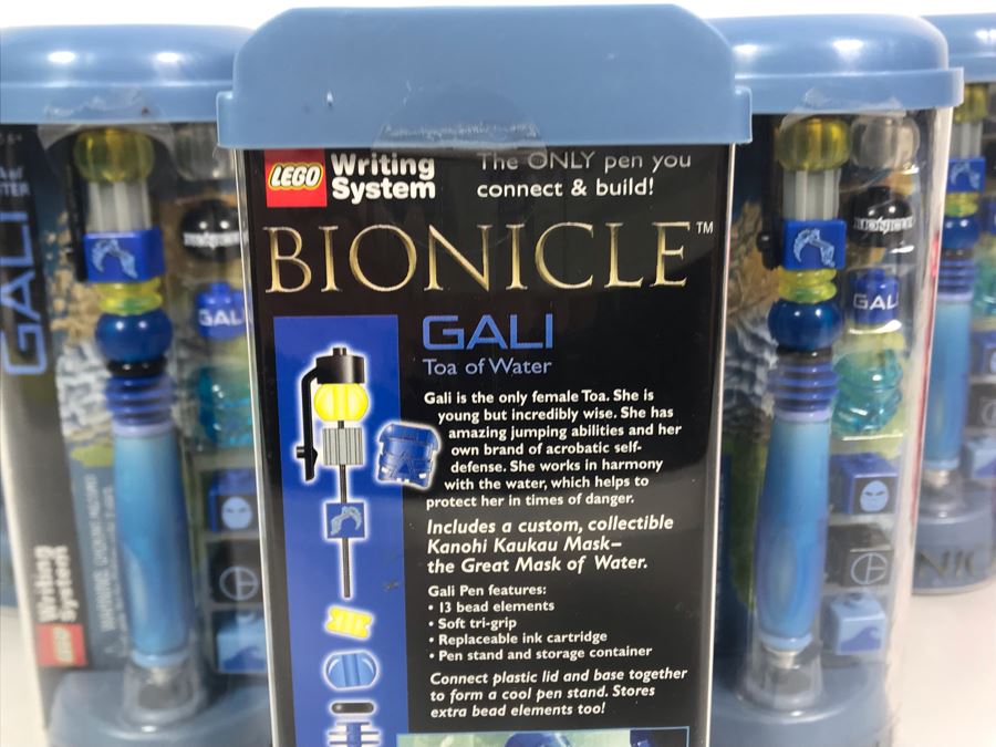 JUST ADDED - Six New LEGO BIONICLE Gali Toa Of Water Pens [Photo 5]