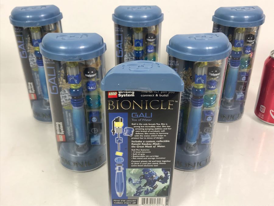 JUST ADDED - Six New LEGO BIONICLE Gali Toa Of Water Pens [Photo 7]
