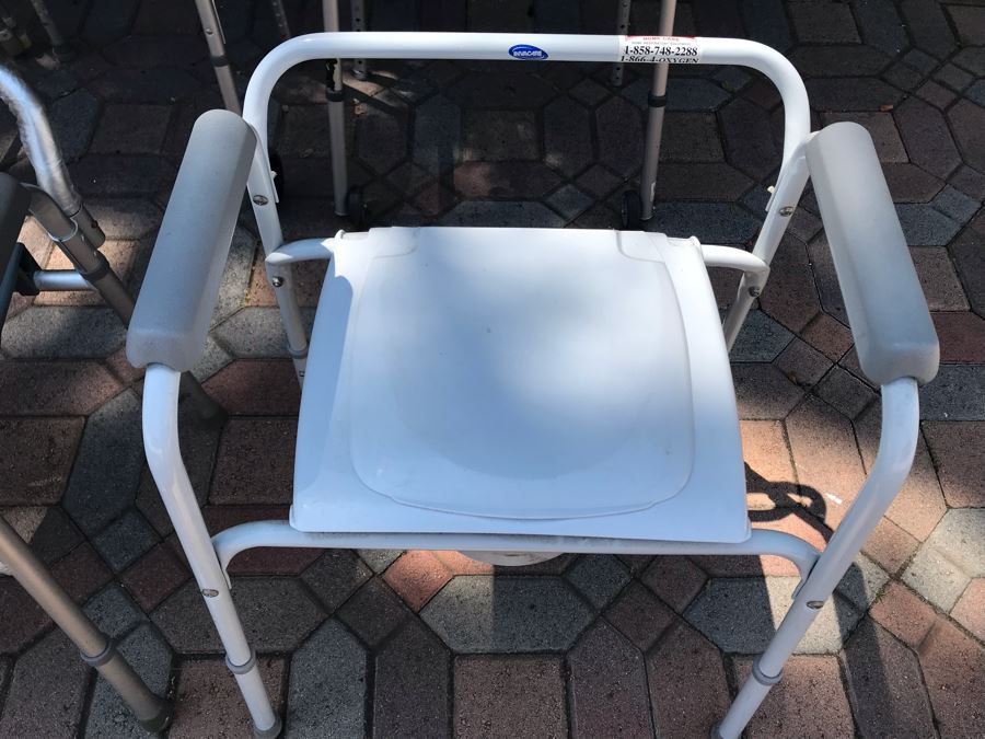 Three Walkers And Three Medical Bedside Commodes Invacare Drive [Photo 7]