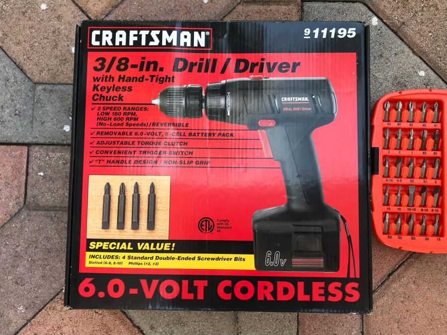 Craftsman 3/8In Drill Driver And Black & Decker Driver Set [Photo 2]
