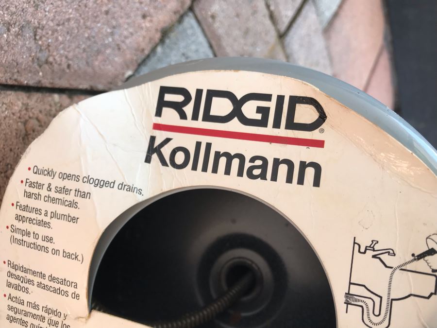 New Ridgid Kollmann K-Spin Drain Cleaner 25ft Cable [Photo 3]