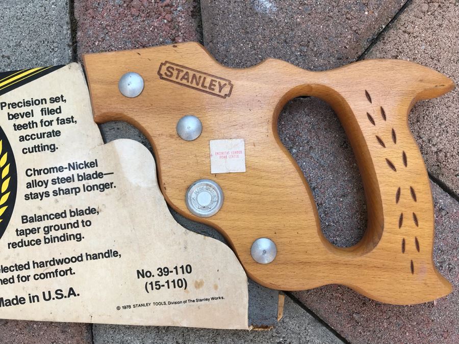 Stanley No 39-110 Workmaster Crosscut 26 Inch Saw [Photo 2]