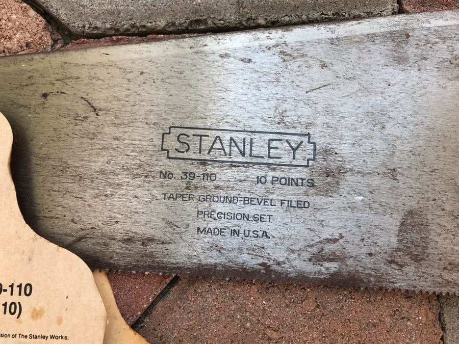 Stanley No 39-110 Workmaster Crosscut 26 Inch Saw [Photo 3]