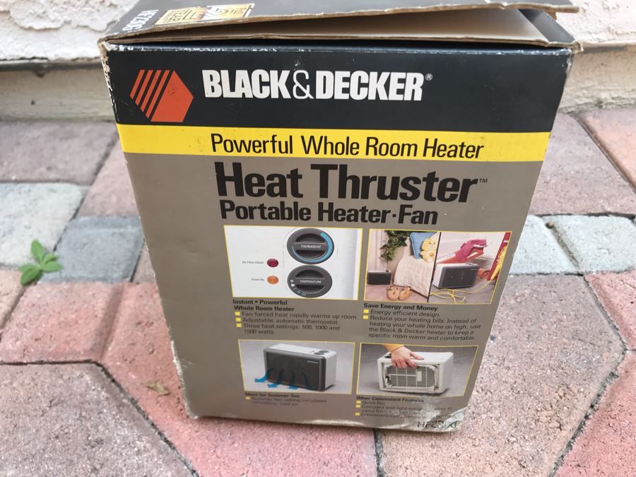 New Black & Decker Heater Thruster Portable Heater Fan [Photo 3]