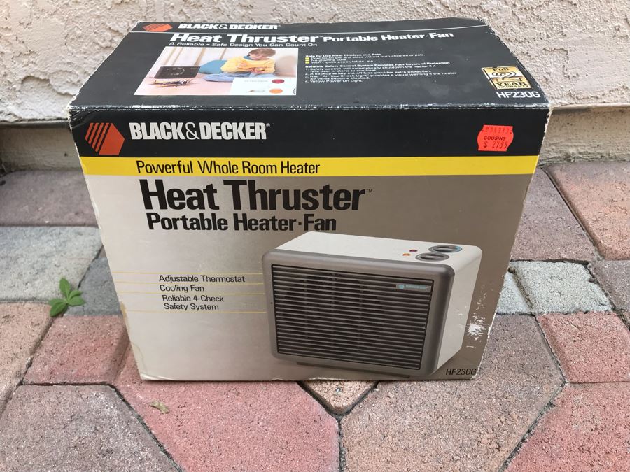 New Black & Decker Heater Thruster Portable Heater Fan [Photo 1]