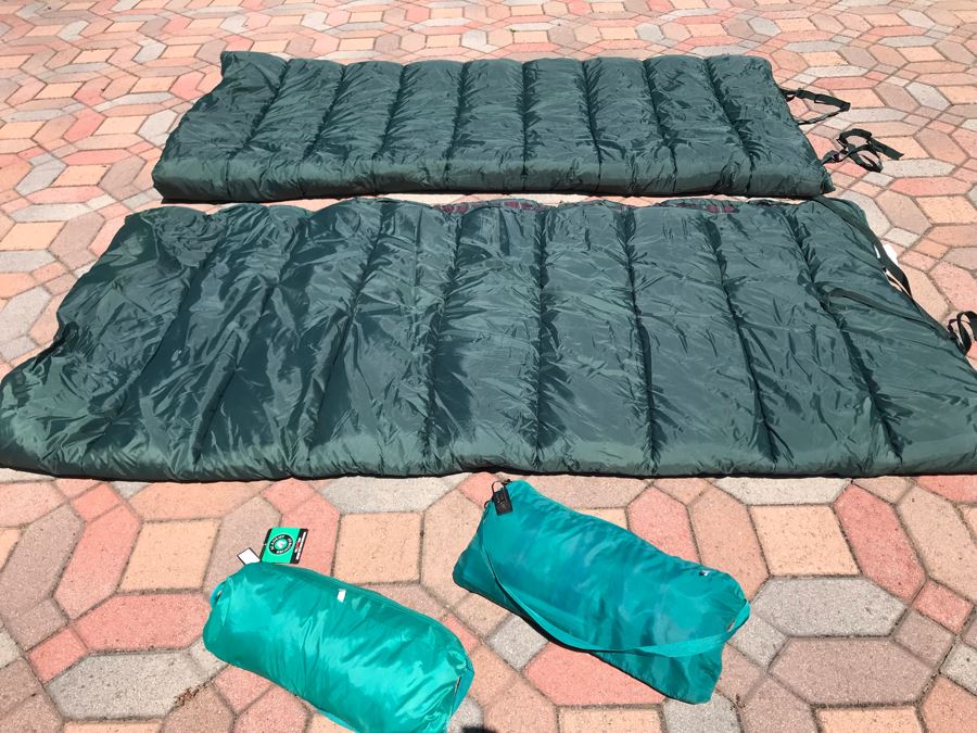 Pair Of Academy Broadway Tents And Pair Of Oversized Academy Broadway Greatland Outdoors Sleeping Bags [Photo 3]