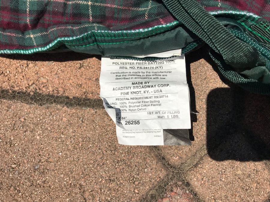 Pair Of Academy Broadway Tents And Pair Of Oversized Academy Broadway Greatland Outdoors Sleeping Bags [Photo 10]