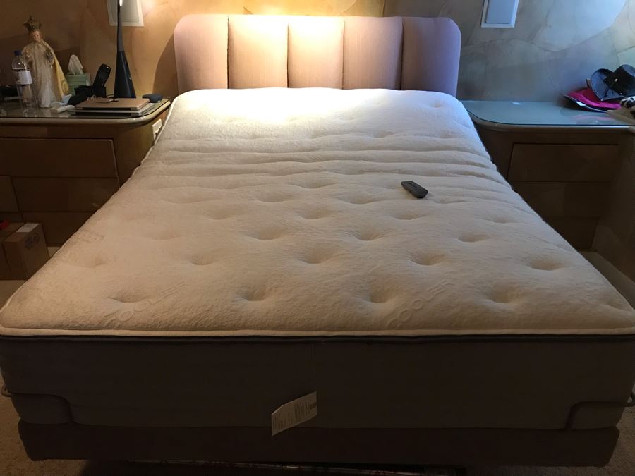 queen headboard mattress firm