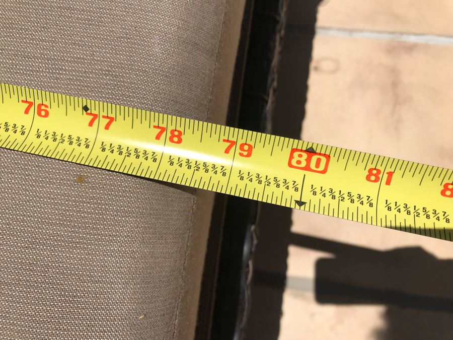 Sunbrella Adjustable Outdoor Chaise Lounge Chairs Patio Furniture 80W X 27D X 18H [Photo 7]