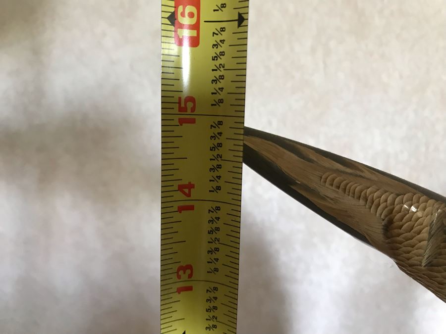 Hand Carved Horn Decorated With Tiger And Dragon Serpent Design Each 9W X 3.5D X 15H [Photo 20]