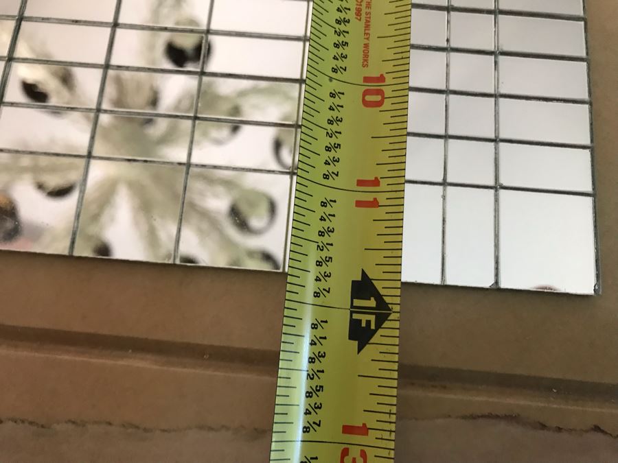 Four Mirrored Placemats 17.5 X 12 And Two Small Table Mats 6 X 6 From Getty Estate In Italy [Photo 6]