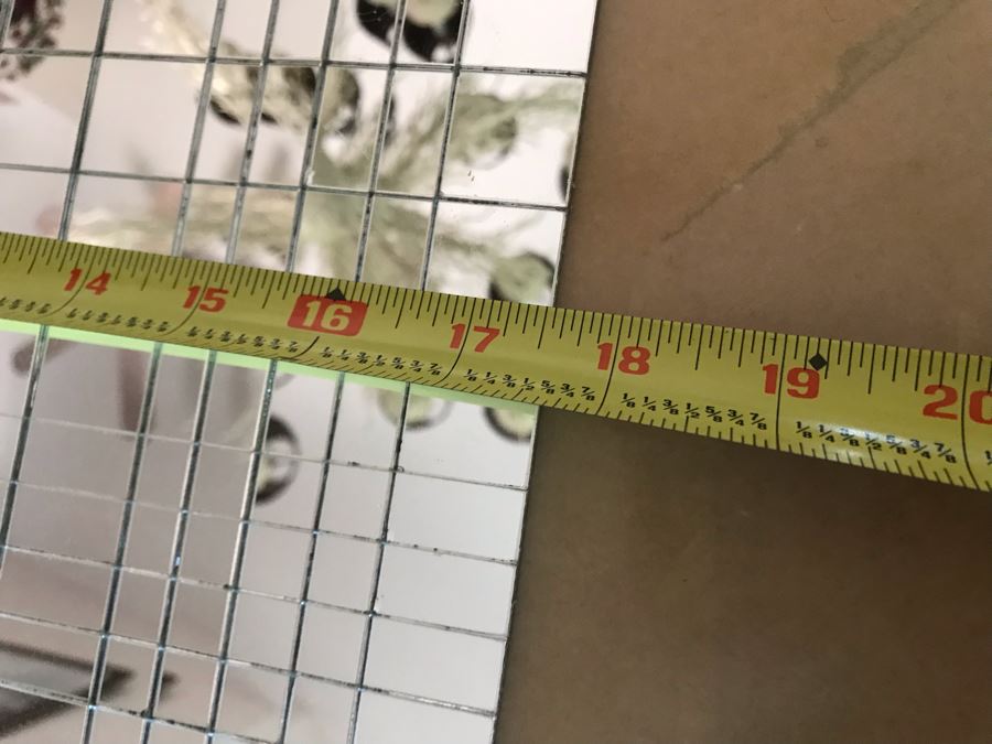 Four Mirrored Placemats 17.5 X 12 And Two Small Table Mats 6 X 6 From Getty Estate In Italy [Photo 5]