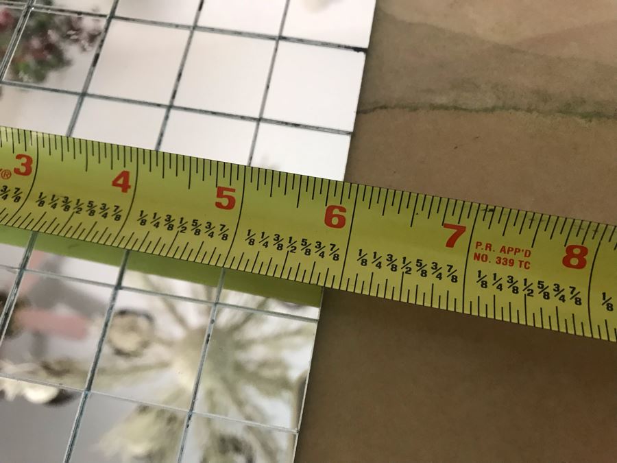 Four Mirrored Placemats 17.5 X 12 And Two Small Table Mats 6 X 6 From Getty Estate In Italy [Photo 7]