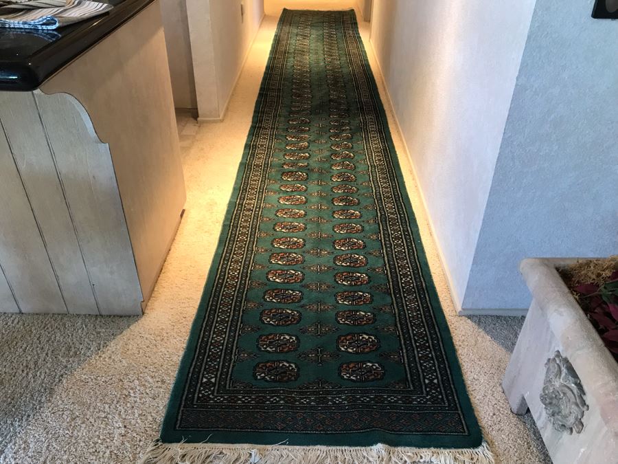 Hand Knotted Wool Persian Runner Rug Long 17'4'L X 32W [Photo 5]