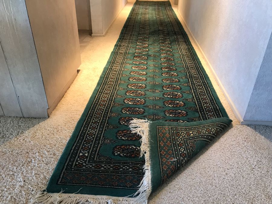 Hand Knotted Wool Persian Runner Rug Long 17'4'L X 32W [Photo 11]