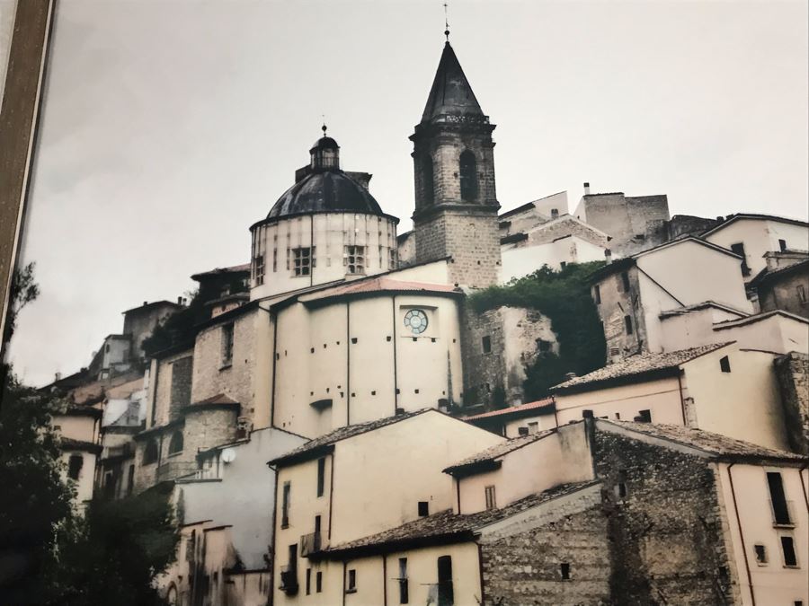 Rochelle Cheever Signed Large Framed Fine Art Photograph Of Italy 48 X 33 (Signed On Back) - See Details For Info On Photographer [Photo 3]