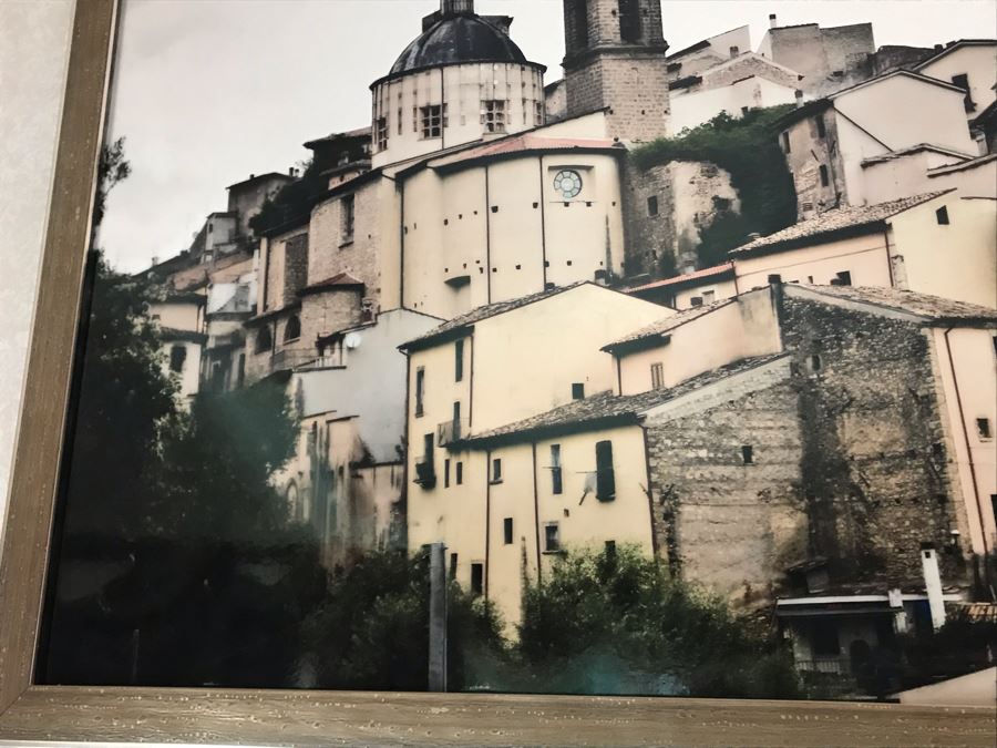 Rochelle Cheever Signed Large Framed Fine Art Photograph Of Italy 48 X 33 (Signed On Back) - See Details For Info On Photographer [Photo 4]