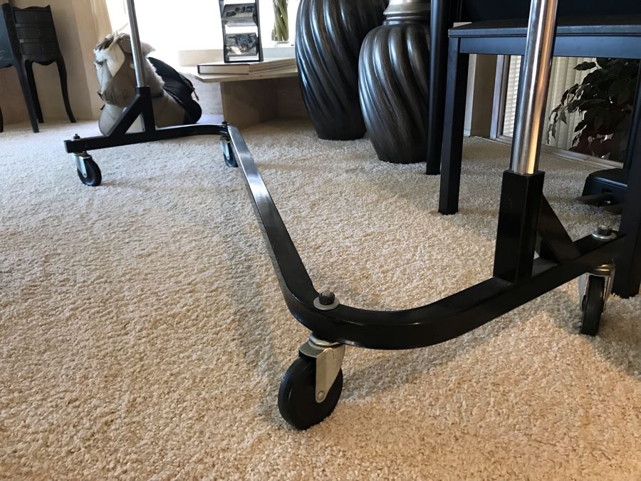 Large Metal Rolling Clothing Rack 62L X 24W X 68H [Photo 6]