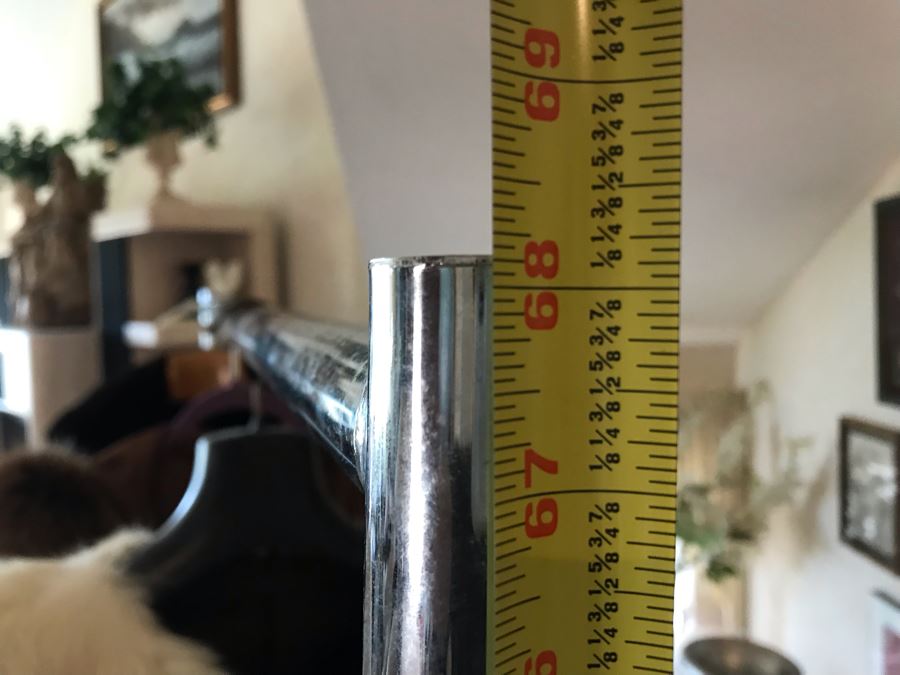 Large Metal Rolling Clothing Rack 62L X 24W X 68H [Photo 10]