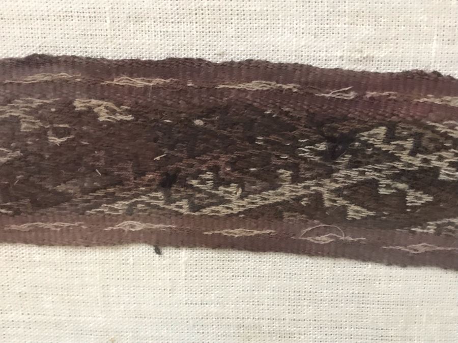 Antique Framed Textile 32W X 8H [Photo 3]