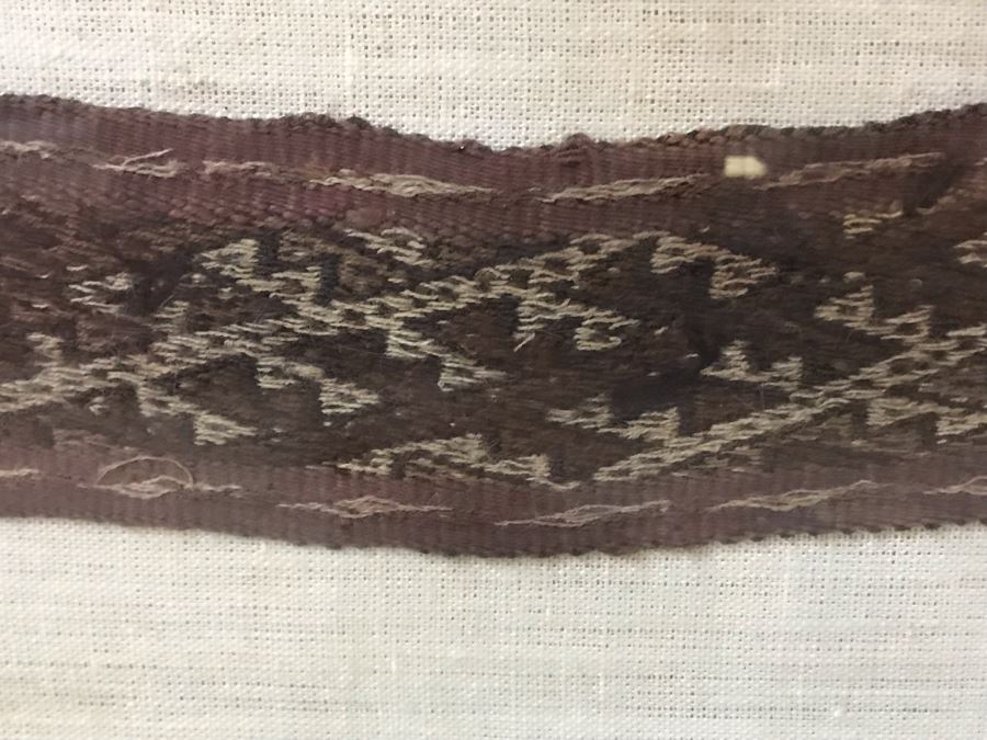 Antique Framed Textile 32W X 8H [Photo 2]