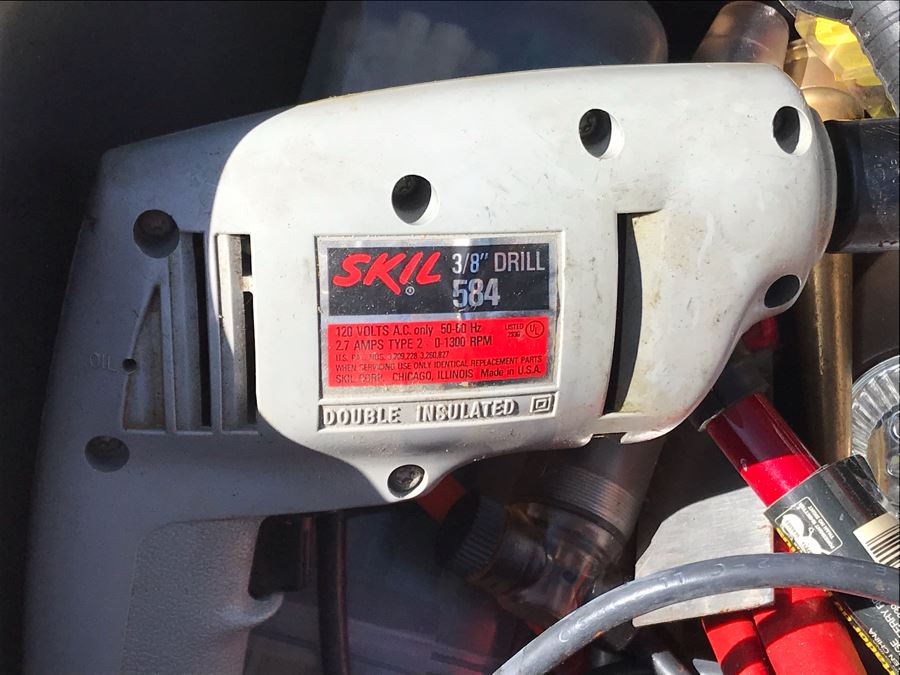 Various Tools Lot Including Skil 3/8' Drill [Photo 2]