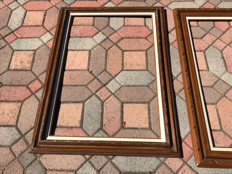 Four Large Wooden Frames 36 X 24 [Photo 7]