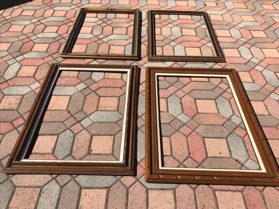 Four Large Wooden Frames 36 X 24 [Photo 5]