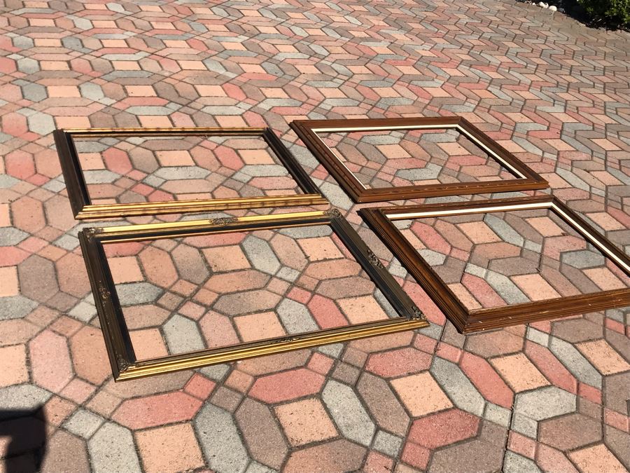 Four Large Wooden Frames 36 X 24 [Photo 4]
